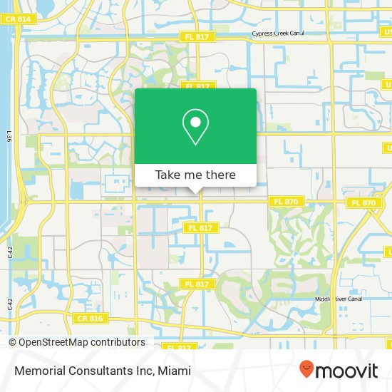 Memorial Consultants Inc map