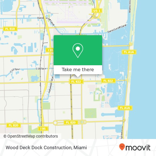 Wood Deck Dock Construction map