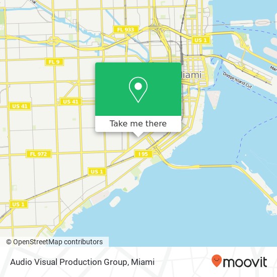 Audio Visual Production Group map