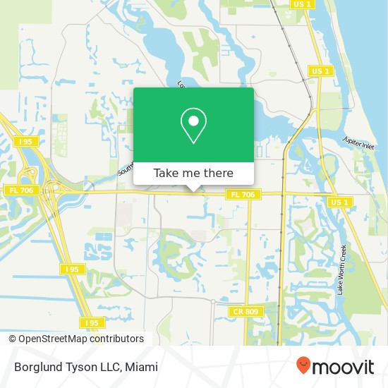 Borglund Tyson LLC map