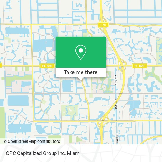 Mapa de OPC Capitalized Group Inc