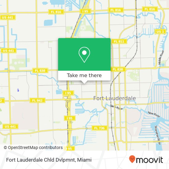 Fort Lauderdale Chld Dvlpmnt map