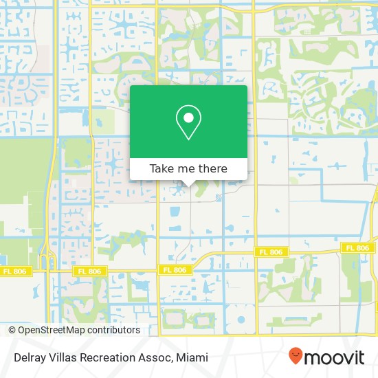 Mapa de Delray Villas Recreation Assoc