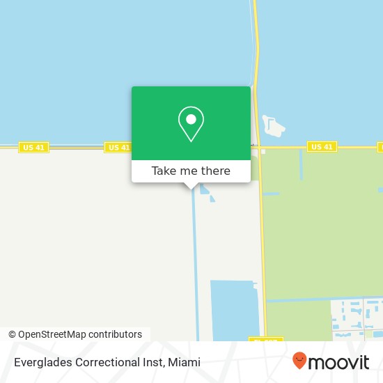 Everglades Correctional Inst map