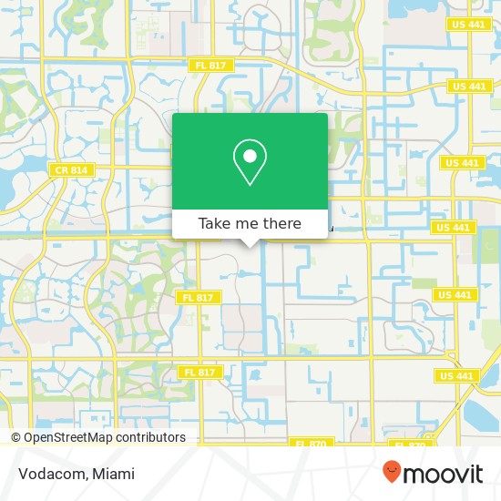 Mapa de Vodacom