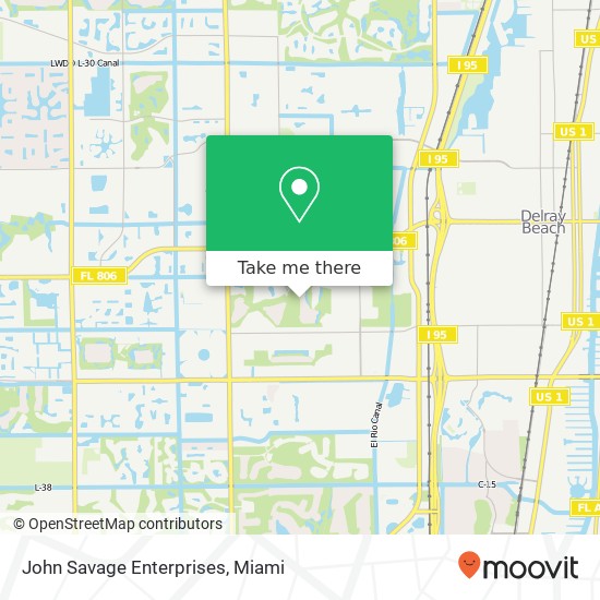 Mapa de John Savage Enterprises