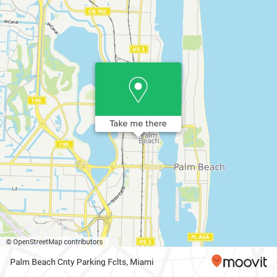 Mapa de Palm Beach Cnty Parking Fclts