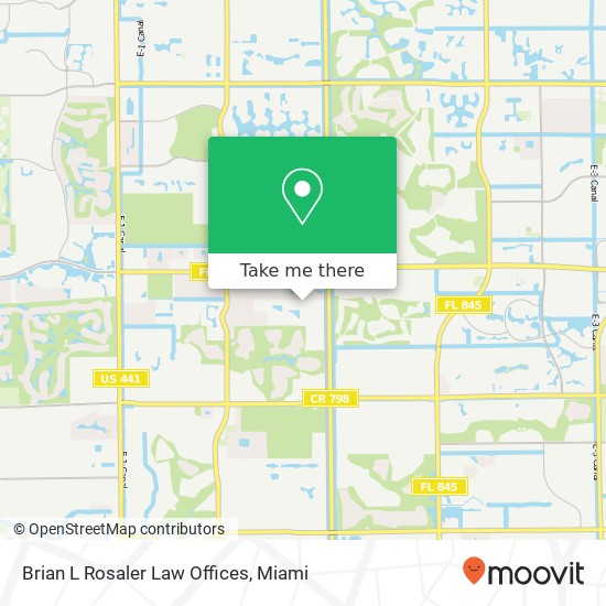 Brian L Rosaler Law Offices map