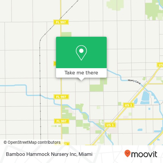 Mapa de Bamboo Hammock Nursery Inc