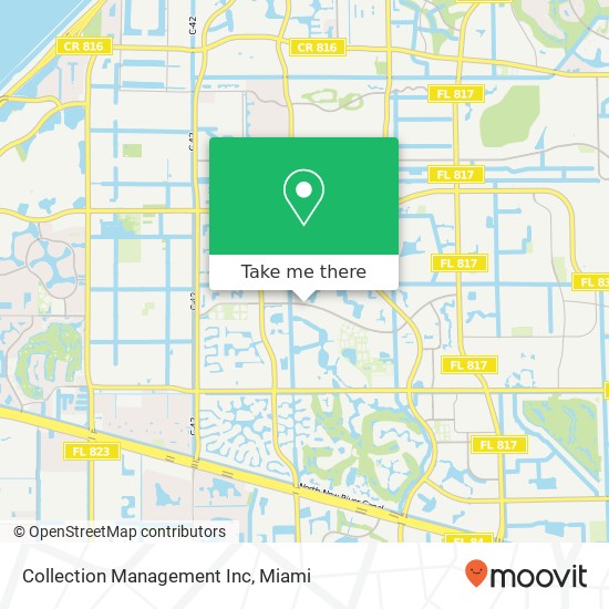 Collection Management Inc map