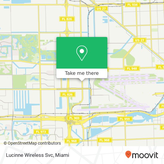 Lucinne Wireless Svc map