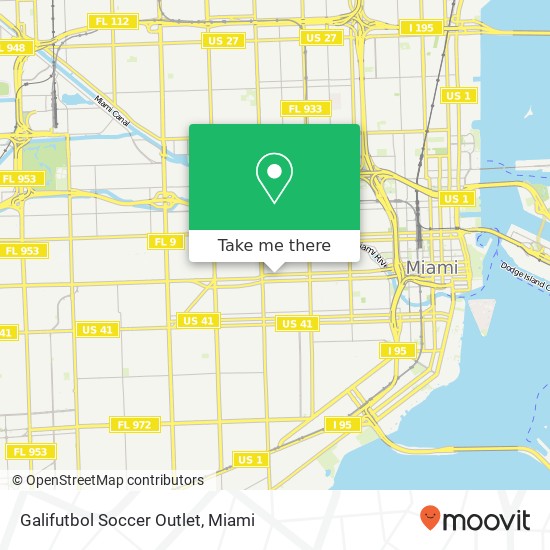 Galifutbol Soccer Outlet map