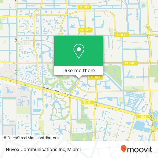 Mapa de Nuvox Communications Inc