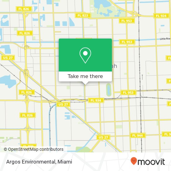 Argos Environmental map