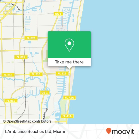 Mapa de LAmbiance Beaches Ltd