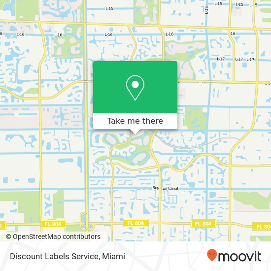 Discount Labels Service map