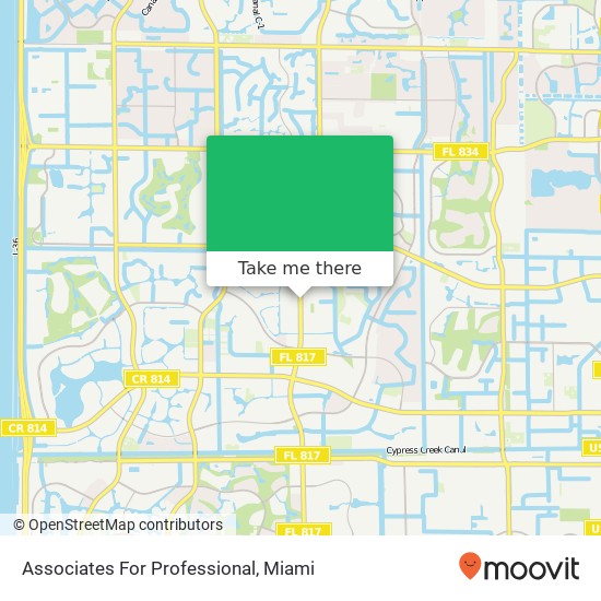 Mapa de Associates For Professional