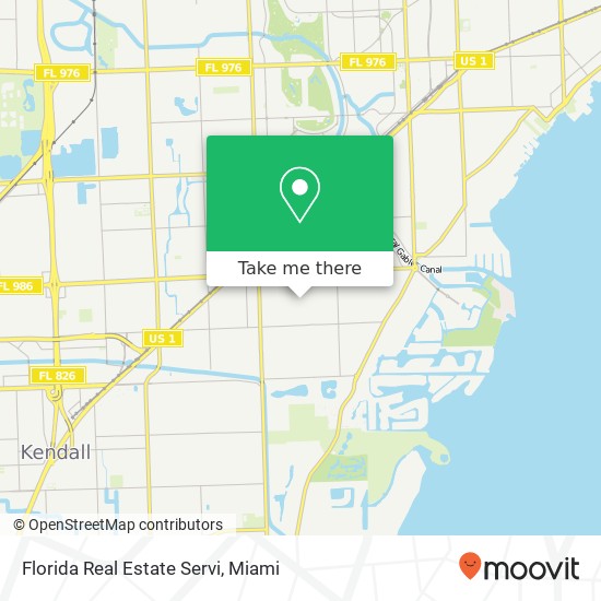 Mapa de Florida Real Estate Servi