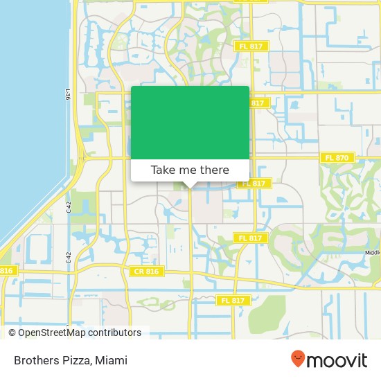 Brothers Pizza map