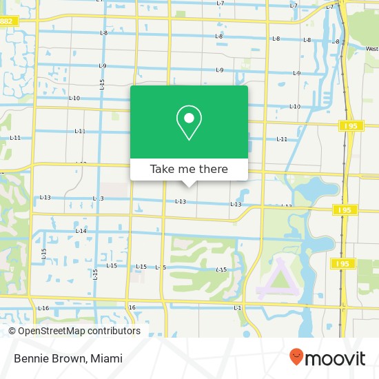 Bennie Brown map