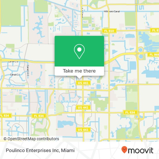 Mapa de Poulinco Enterprises Inc