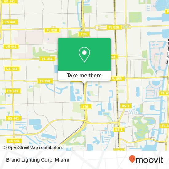 Brand Lighting Corp map