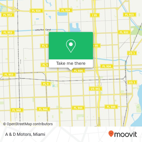 A & D Motors map