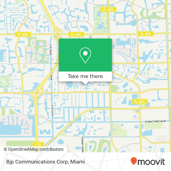 Bjp Communications Corp map