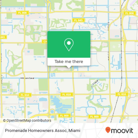 Mapa de Promenade Homeowners Assoc