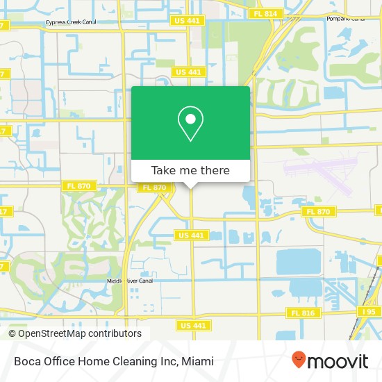 Mapa de Boca Office Home Cleaning Inc