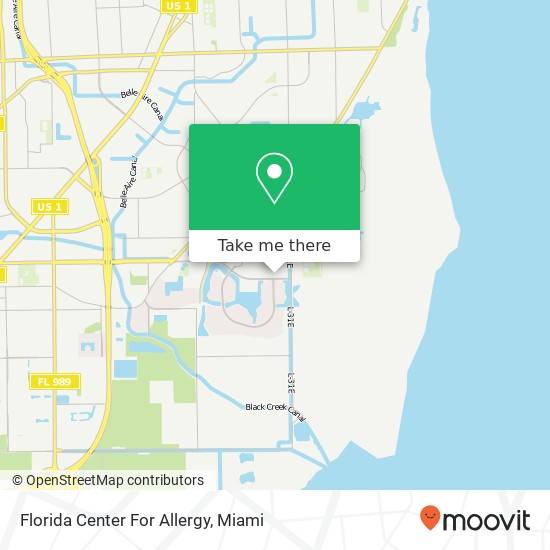 Mapa de Florida Center For Allergy