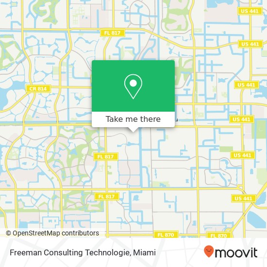Mapa de Freeman Consulting Technologie