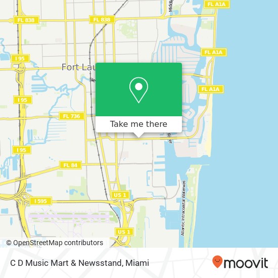 C D Music Mart & Newsstand map