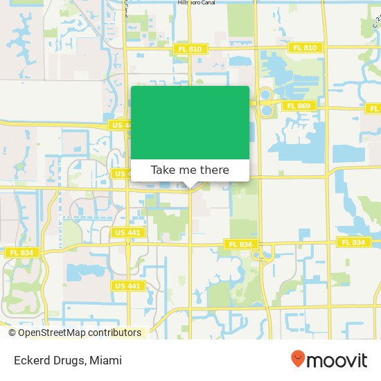 Mapa de Eckerd Drugs