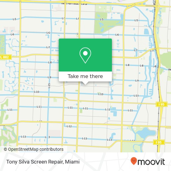 Tony Silva Screen Repair map