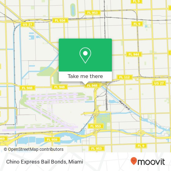 Chino Express Bail Bonds map