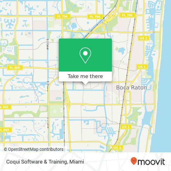 Coqui Software & Training map