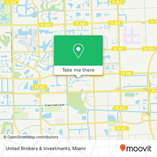 United Brokers & Investments map