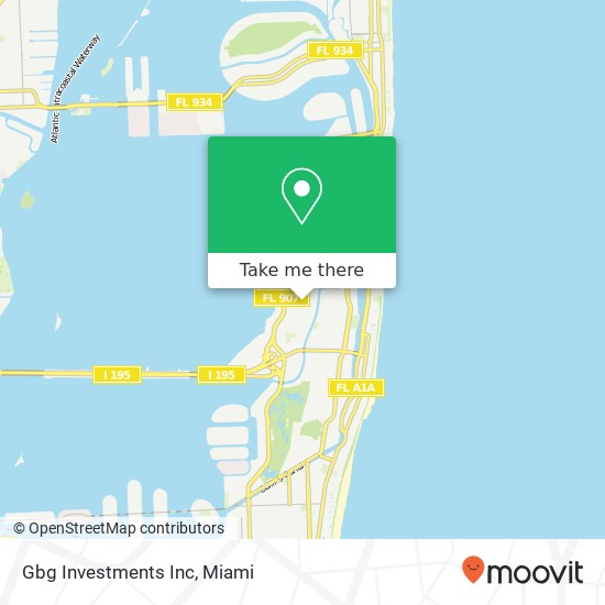 Gbg Investments Inc map