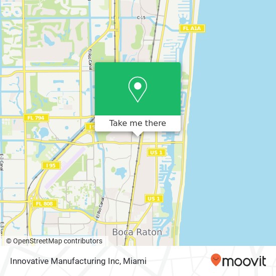 Mapa de Innovative Manufacturing Inc