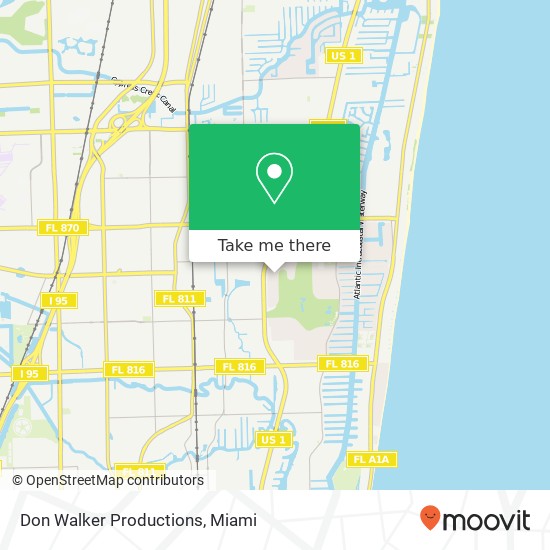 Don Walker Productions map