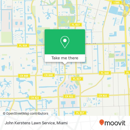 John Kerstens Lawn Service map