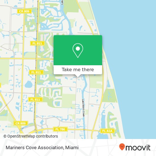 Mariners Cove Association map