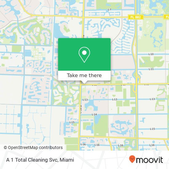A 1 Total Cleaning Svc map