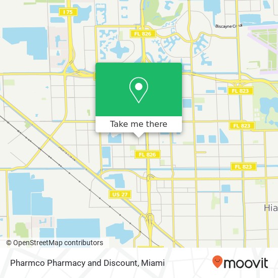 Pharmco Pharmacy and Discount map