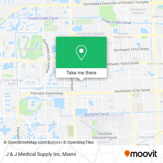 J & J Medical Supply Inc map