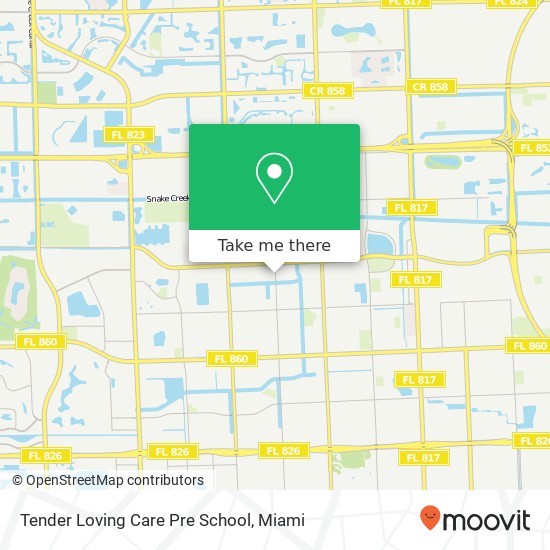 Mapa de Tender Loving Care Pre School