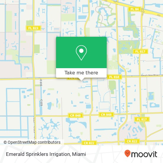 Mapa de Emerald Sprinklers Irrigation