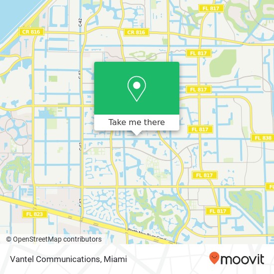 Vantel Communications map
