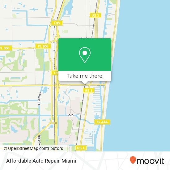 Affordable Auto Repair map